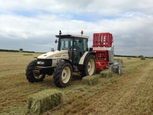 Arcusin B14 packing the seed Haylage